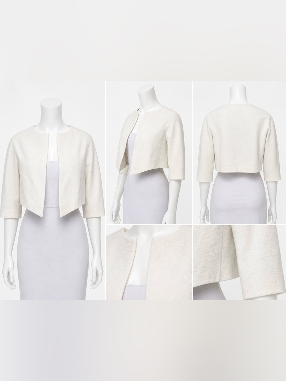 $1795 Balenciaga Nicolas Ghesquiere Dress Cropped Bolero Shrug Jacket NWT - Picture 2 of 5